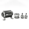 DeatschWerks In-Line Fuel Filter Kit 3/8IN Barb 5 Micron 70mm