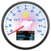Auto Gauge 60mm - 4in1 Wskaźnik EGT Napięcia Ciśnienia Temperatury