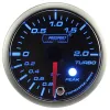 Wskaźnik Prosport Boost seria Stepper Motor Peak 52mm niebieski