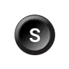 Klawisz 15mm S062 (S) czarny Ecumaster