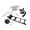 Dedykowany zestaw montażowy intercoolera Nissan Patrol Top Mount - 3.0D M57 Czarny