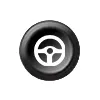 Klawisz 15mm B836 (KIEROWNICA) czarny Ecumaster