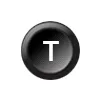 Klawisz 15mm S063 (T) czarny Ecumaster