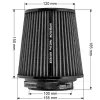 Stożkowy filtr powietrza FMIC.Pro dł. 150mm średnica montażowa 100mm
