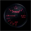 Wskaźnik Pro G Race Series RC, doładowania Boost 2 Bar RED 52mm