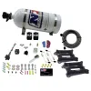 Dual 4150 Conventional Plate System Gasoline Pro-Power 100-500Hp with 10Lb Bottle Nitrous Express NX 50240-10
