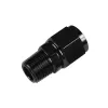 AN8 3/8 NPT Nypel adapter żeńsko męski Czarny