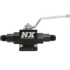 Lightweight Billet Aluminum In-Line Ball Valve 1/2 Inch I.D. with 8AN Fittings Nitrous Express NX 15159-8
