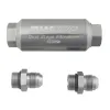DeatschWerks Compact In-Line Fuel Filter Kit -8AN 10 Micron 70mm