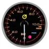 Wskaźnik New Auto Gauge ciśnienie oleju 52mm bursztynowy