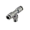 Nypel adapter Turbosmart t-piece 1/8 NPT Pushloc 1/4 stal nierdzewna