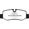 DPX2224 Klocki hamulcowe ULTIMAX2 EBC Brakes Mercedes-Benz Vito W447 eVito Tourer Mercedes-Benz COMMERCIAL Vito W447 109 Vito W447 110 Vito W447 111 V