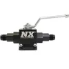 Lightweight Billet Aluminum In-Line Ball Valve 1/2 Inch I.D. with 8AN Fittings Nitrous Express NX 15159-8