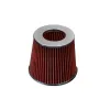 Stożkowy filtr powietrza - średnica montażowa 89mm Czerwony