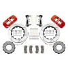 Wilwood 140-15525 AERO6 Big Brake Truck Przedni zestaw hamulcowy czerwony Nissan Patrol Y61 1997-2018 Red