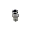 Nypel adapter Turbosmart prosty 1/8 NPT Pushloc 1/4 stal nierdzewna