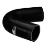 Kolanko silikonowe 135' 57mm Czarny