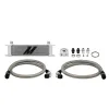 Mishimoto Universal 10 Row Oil Cooler Kit Silver