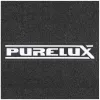 Naklejka Purelux Białe Logo 120 x 18 mm