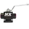 Lightweight Billet Aluminum In-Line Ball Valve 1/2 Inch I.D. Nitrous Express NX 15159