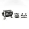 DeatschWerks In-Line Fuel Filter Kit 3/8IN 10 Micron 70mm