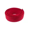 Przewód paliwowy gumowy czerwony w nylonowym oplocie AN8