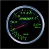 Wskaźnik Pro G Race Series RS, doładowania Boost 3 Bar GREEN 60mm