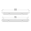 Belka LED Purelux Panther S800 Gen3 Prosta 78cm 324W