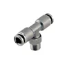 Nypel adapter Turbosmart t-piece 1/8 NPT Pushloc 1/4 stal nierdzewna