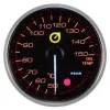 Wskaźnik New Auto Gauge temperatura oleju 60mm bursztynowy