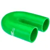 Kolanko silikonowe 180' 54mm Zielony