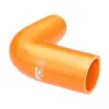 Kolanko silikonowe 90' 89mm Pomarańczowy