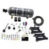 Dual 4150 Conventional Plate System Gasoline Stage 6 50-300Hp with 12Lb Carbon Bottle Nitrous Express NX 30240-12