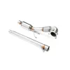 Downpipe RM Motors do Audi A3 S3 8P TT 8J Seat Leon Cupra R Volkswagen Golf VI R 1.8 2.0 TSI TFSI z Katalizatorem Euro 3 100 CPSI