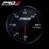 Wskaźnik Pro G Race Series RC, Woltomierz WHITE 60mm