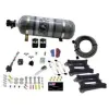 Dual 4150 Conventional Plate System Gasoline Pro-Power 100-500Hp with 12Lb Carbon Bottle Nitrous Express NX 50240-12