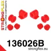 136026B: Zestaw poliuretanowy stabilizatora przedniego Opel Astra F