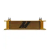 Mishimoto Universal 10 Row Oil Cooler Gold