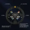Skórzana Kierownica Hub Panel Kontrolny Carbon SIMSONN Symulator Simracing