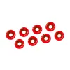 Ozdobne śrubki i podkładki JRspec Fender Washer czerwone