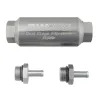 DeatschWerks Compact In-Line Fuel Filter Kit 5/16IN 10 Micron 70mm