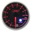 Wskaźnik Prosport ciśnienie oleju seria Stepper Motor Peak 52mm bursztynowy