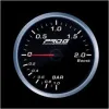 Wskaźnik Pro G Race Series RS, doładowania Boost 2 Bar WHITE 52mm