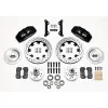 Wilwood 140-10738 Zestaw Hamulców Przednich Forged Dynapro 6 Hub 12.19 Wiercony czarny Cadillac Chevrolet GMC Pontiac
