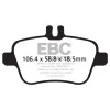 DP62157 Klocki hamulcowe GREENSTUFF EBC Brakes Mercedes-Benz GLAClass X156 GLA180 GLAClass X156 GLA200 GLAClass X156 GLA200 4Matic GLAClass X156 GLA22