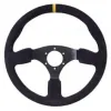 GT2I Race Suede Steering Wheel Dished 0 (Flat)