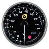 Wskaźnik New Auto Gauge Napięcie 52mm bursztynowy