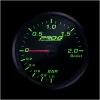Wskaźnik Pro G Race Series 2 RC, doładowania Boost 2 Bar GREEN 52mm