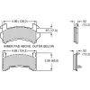Klocki hamulcowe Wilwood 150-20-D154K BP-20 D154 Street Performance Racing Pads .52
