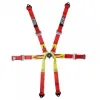 GT2I Pro Single Seater Harness 6-Point Red FIA Approved 8853-2016 up to 2029